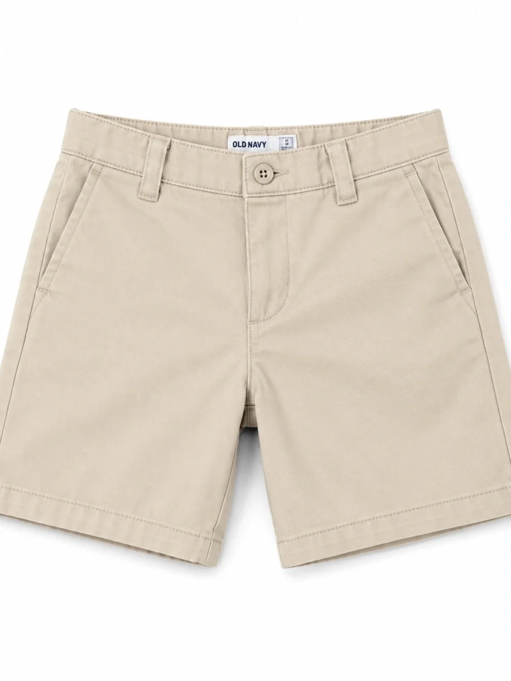 Old Navy Men's Beige Flat-Front Shorts